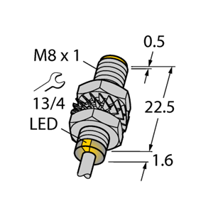 德国TURCK图尔克电感式传感器BI2-M08K-AP6X