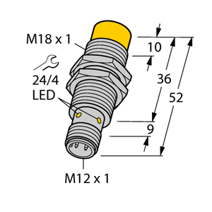 德国TURCK图尔克电感式传感器NI15U-EM18-AP6X-H1141