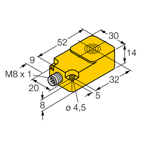 德国TURCK图尔克电感式传感器BI10-Q14-LIU-V1141
