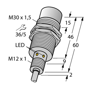 德国TURCK图尔克电感式传感器NI30U-EM30WD-AP6X