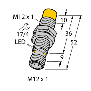 德国TURCK图尔克电感式传感器NI10U-EM12-AP6X-H1141