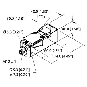 德国TURCK图尔克电感式传感器BI15U-CP40-AP6X2-H1141