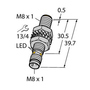 德国TURCK图尔克电感式传感器BI2-M08-AP6X-V1131
