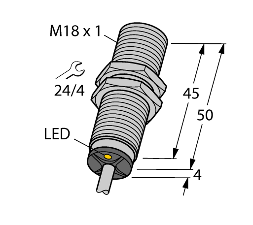 德国TURCK图尔克电感式传感器BI5-M18-AP6X