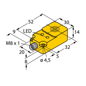 德国TURCK图尔克电感式传感器NI20-Q14-AP6X2-V1131