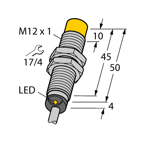 德国TURCK图尔克电感式传感器NI8U-EM12-AP6X