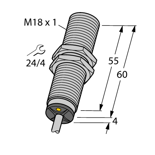 德国TURCK图尔克电感式传感器BI8-M18-LIU