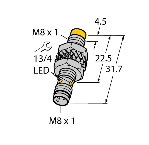 德国TURCK图尔克电感式传感器NI3-M08K-AP6X-V1131