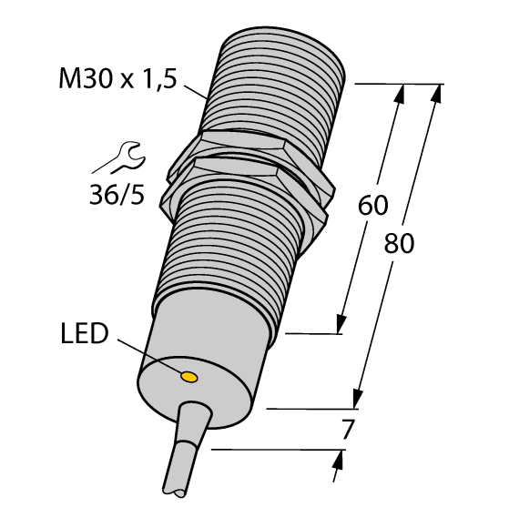 德国TURCK图尔克电感式传感器BI10-M30-AP6X/S120