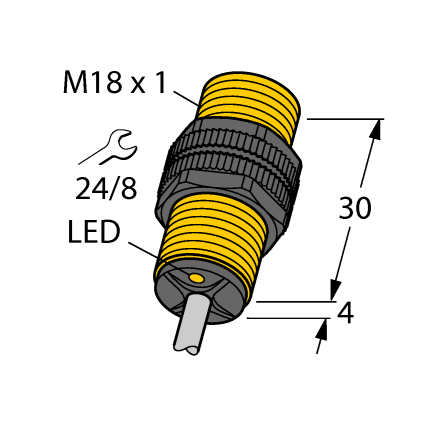 德国TURCK图尔克电感式传感器NI10-P18-Y1X