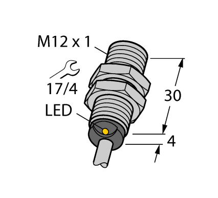 德国TURCK图尔克电感式传感器BI4-G12K-AP6X