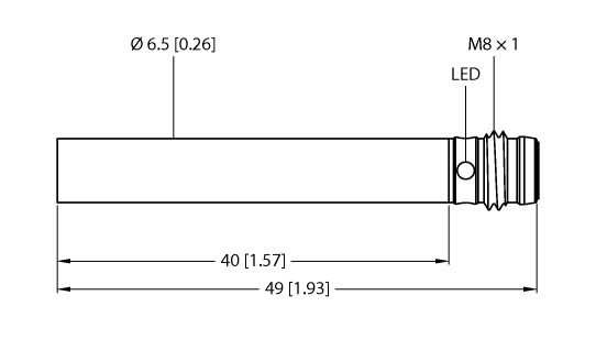德国TURCK图尔克电感式传感器BI1.5-EH6.5-AP6X-V1131