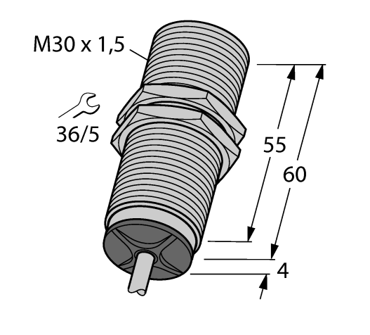 德国TURCK图尔克电感式传感器BI10-M30-LIU