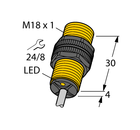 德国TURCK图尔克电感式传感器NI10-P18-Y1X