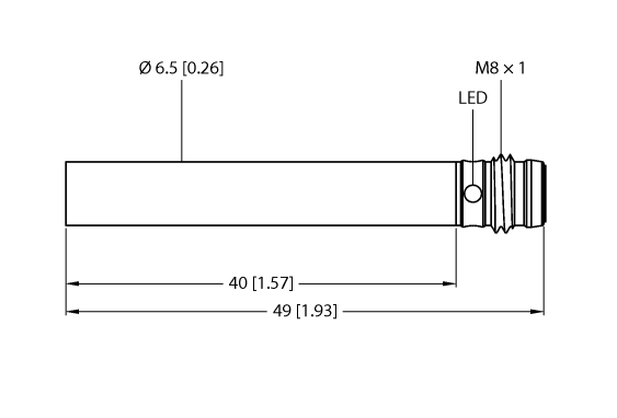 德国TURCK图尔克电感式传感器BI1.5-EH6.5-AP6X-V1131