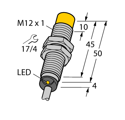 德国TURCK图尔克电感式传感器NI8U-M12-AP6X