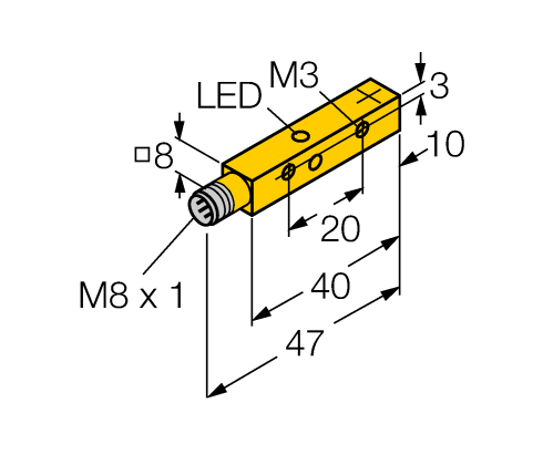 德国TURCK图尔克电感式传感器NI4U-Q8SE-RP6X-V1131