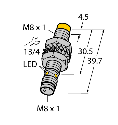德国TURCK图尔克电感式传感器NI3-M08-AP6X-V1131