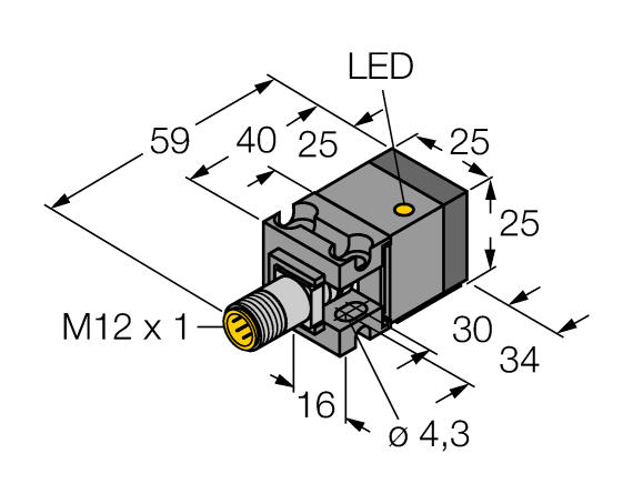 德国TURCK图尔克电感式传感器BI10U-CA25-AP6X2-H1141