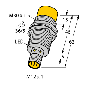 德国TURCK图尔克电感式传感器NI30U-M30-AP6X-H1141