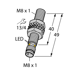 德国TURCK图尔克电感式传感器BI1.5U-EG08-AP6X-V1131