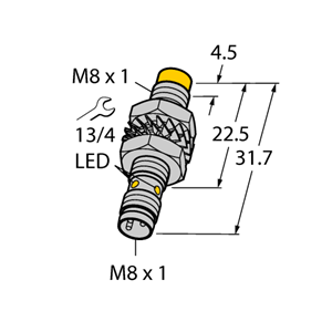 德国TURCK图尔克电感式传感器NI3-M08K-AP6X-V1131