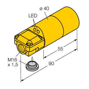 德国TURCK图尔克电感式传感器NI30-K40SR-VN4X2