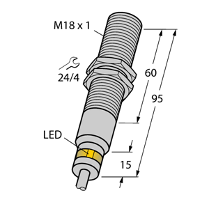德国TURCK图尔克电感式传感器BI5-EM18D-VP6X/S120