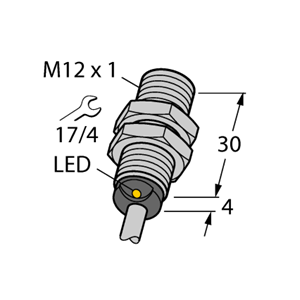 德国TURCK图尔克电感式传感器BI4-G12K-AP6X