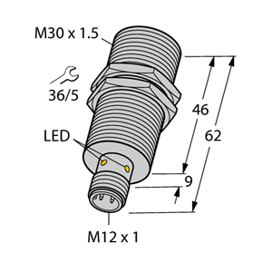 德国TURCK图尔克电感式传感器BI10U-EM30-AP6X-H1141