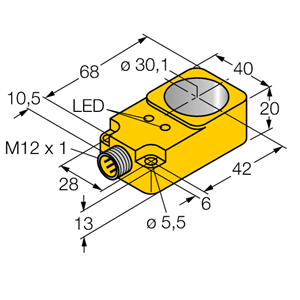 德国TURCK图尔克电感式传感器BI30R-Q20-AN6X2-H1141