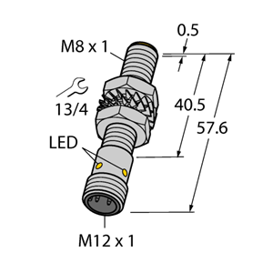 德国TURCK图尔克电感式传感器BI3-M08E-AP6X-H1341