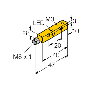 德国TURCK图尔克电感式传感器NI4U-Q8SE-RP6X-V1131