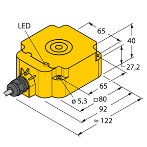 德国TURCK图尔克电感式传感器BI50-Q80-Y1X