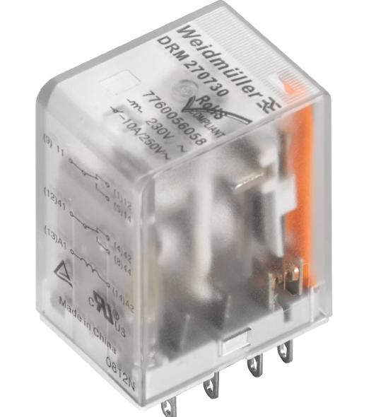 WEIDMULLER魏德米勒继电器DRM570524L/4CO/24V AC