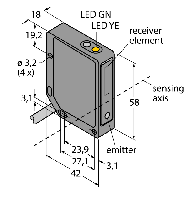 德国TURCK图尔克光电传感器QMT42VP6DX