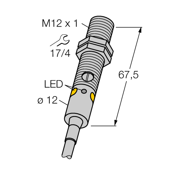 德国TURCK图尔克光电传感器M12PD W/30