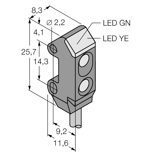 德国TURCK图尔克光电传感器VS1AN5CV20Q