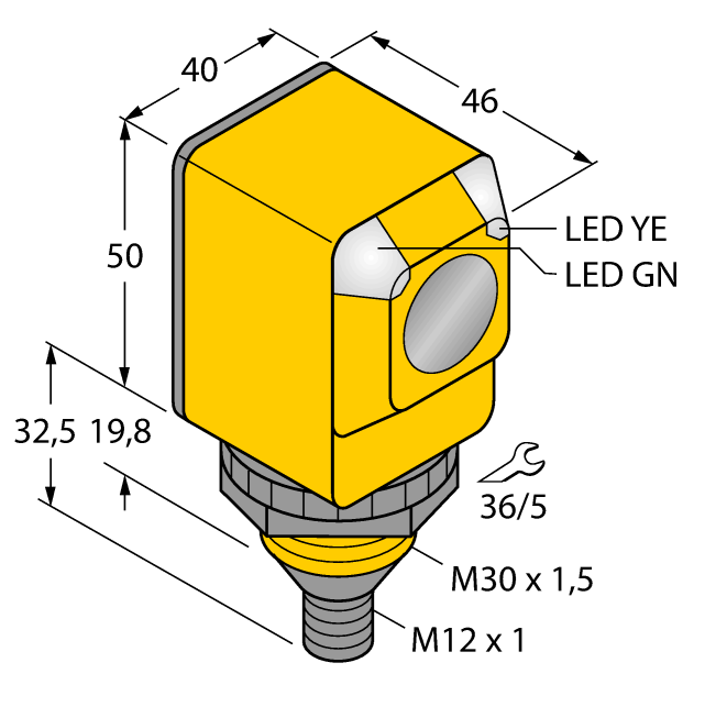 德国TURCK图尔克光电传感器Q40SP6FF200Q