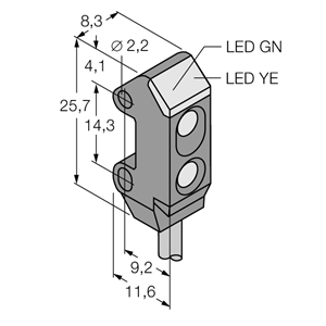 德国TURCK图尔克光电传感器VS1AN5CV20Q