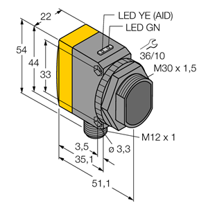 德国TURCK图尔克光电传感器QS30AF600Q