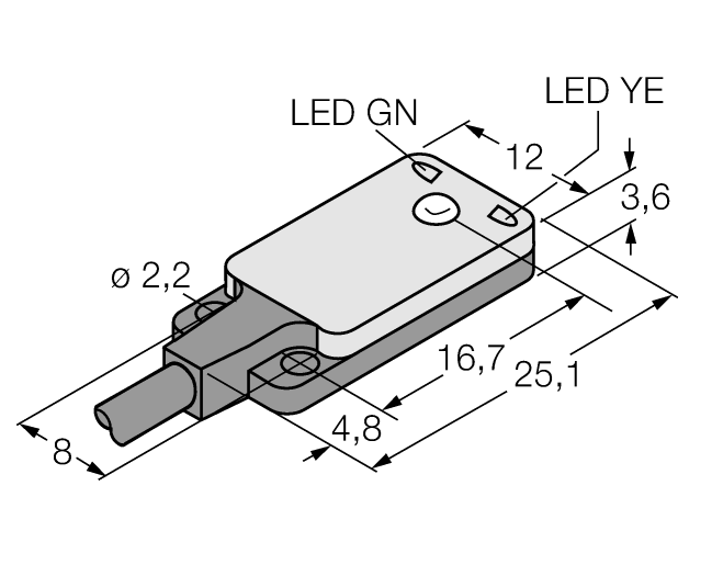 德国TURCK图尔克光电传感器VS2KRP5V