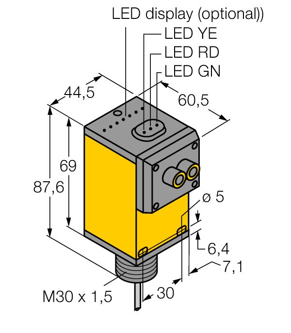 德国TURCK图尔克光电传感器Q45BW22FPQ