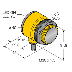 德国TURCK图尔克光电传感器T306E W/30