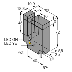 德国TURCK图尔克光电传感器SL10VB6V