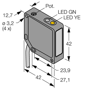 德国TURCK图尔克光电传感器QM42VP6LP