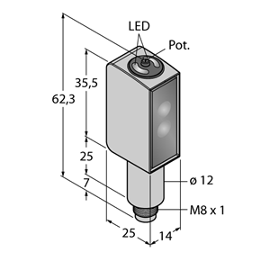 德国TURCK图尔克光电传感器QMH26VPAF200Q7