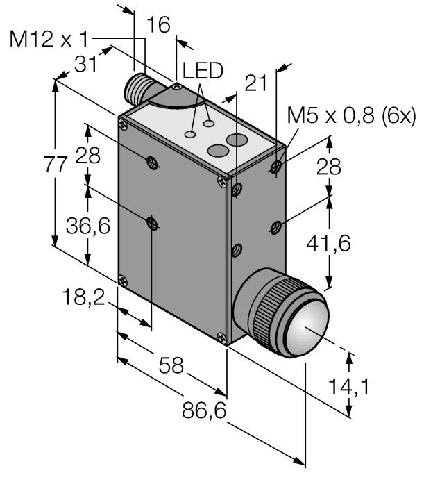 德国TURCK图尔克光电传感器QL56M6XD15BQ