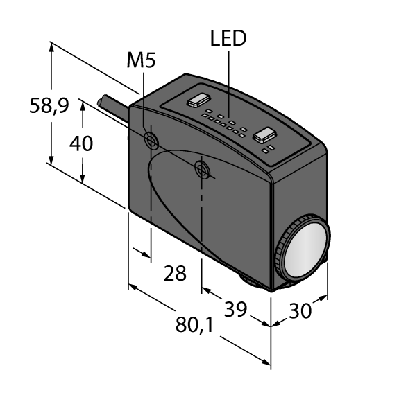 德国TURCK图尔克光电传感器R58ECRGB1 W/30