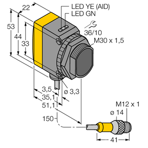 德国TURCK图尔克光电传感器QS30RXH2OUQ5
